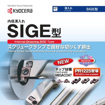 Dao tiện rãnh trong - Internal Grooving SIGE SIGER/L0808A-EH , SIGER/L1010B-EH , SIGER/L1210B-EH , SIGER/L1412C-EH .....GER100-005B/PR1225 , GER120-005B/PR1225 , GER125-005B/PR1225 , GER150-010B/PR122